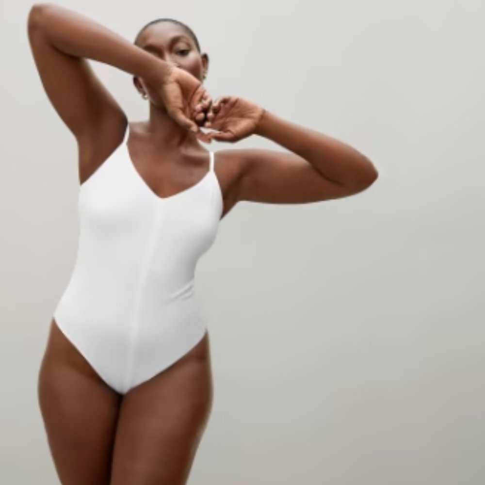 Everlane Cami Bodysuit White XS